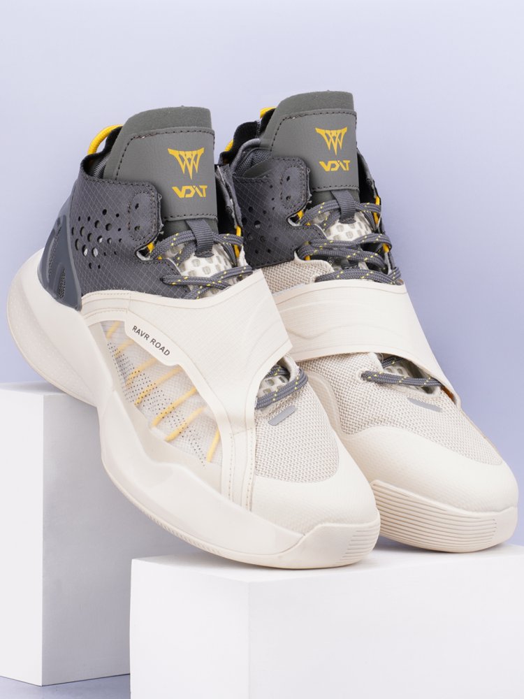 Atom Men Beige Mid Ankle Sneakers