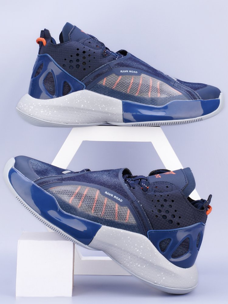 Atom Men Blue Mid Ankle Sneakers