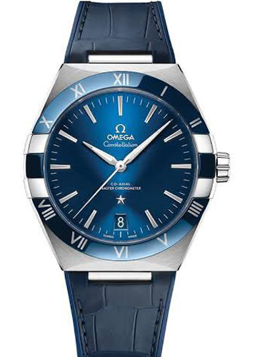 Luxury watch constellation co axial master chronometer 41 mm Blue