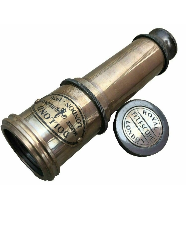 Nautical Maritime Telescope Marine Antique Brass Pirate Spyglass Vintage