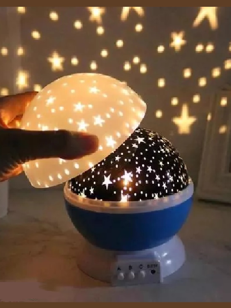 Star Lights Master For Decoration Rotating 360 Degree Moon Night Light Lamp Projector with Multi Colo