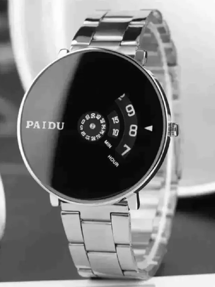 ANDHAK Metal Watch Analog Quartz Watch For Men And Boys