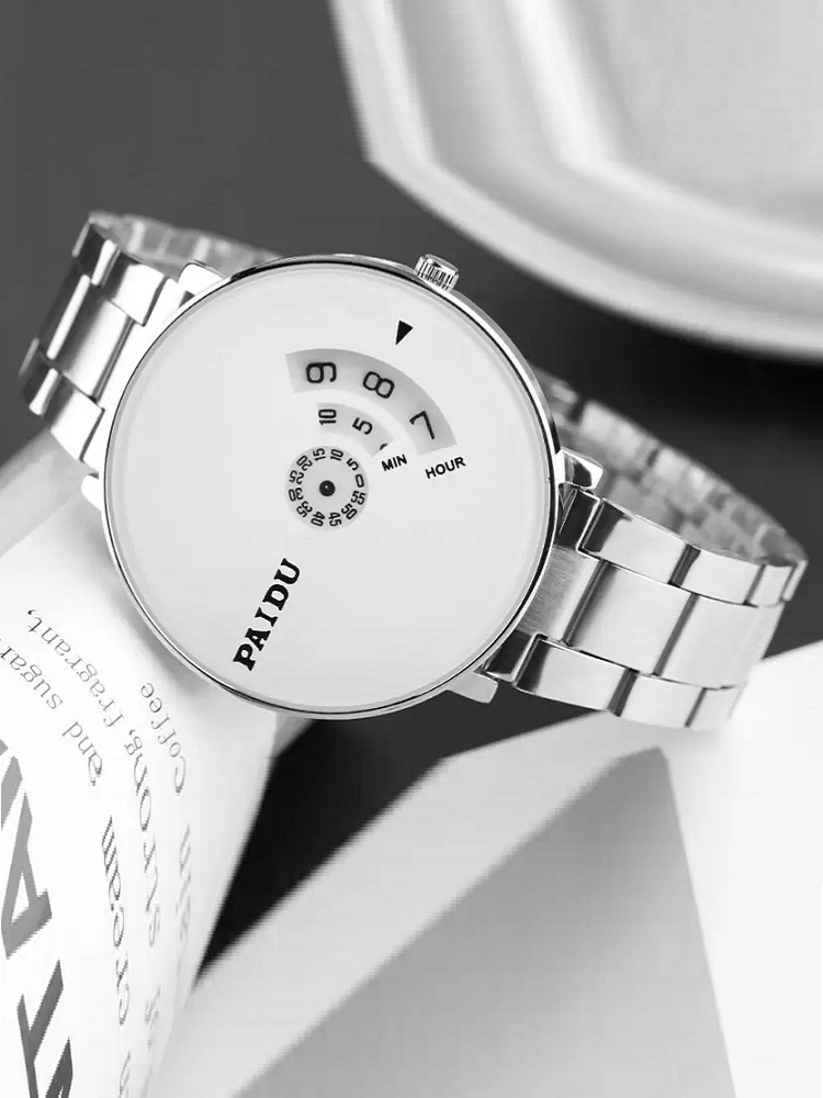 ANDHAK Metal WHITEWatch Analog Quartz Watch For Men And Boys