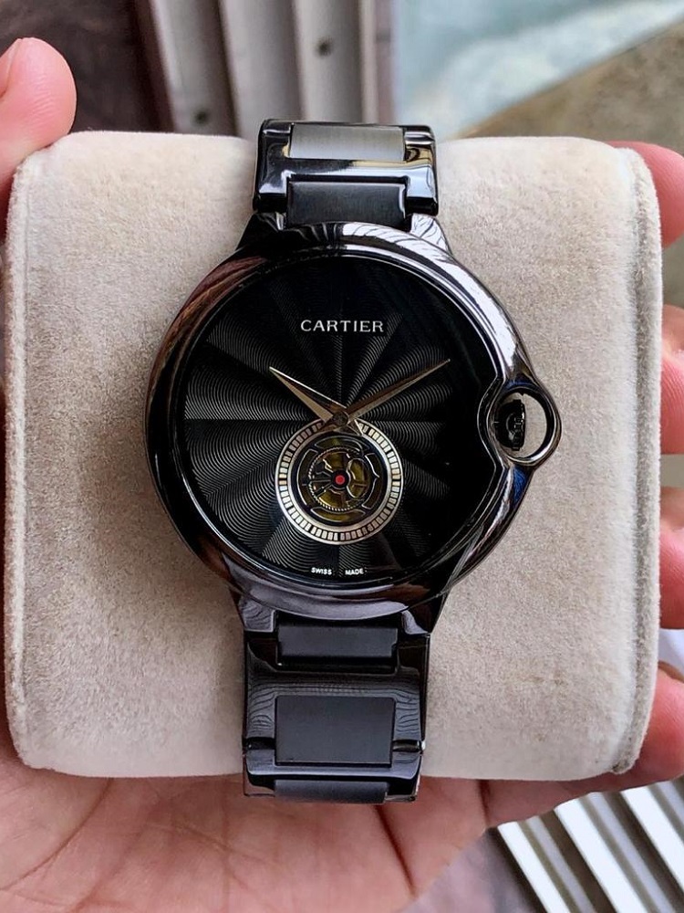 CARTIER BALLON MAN BLACK WATCH