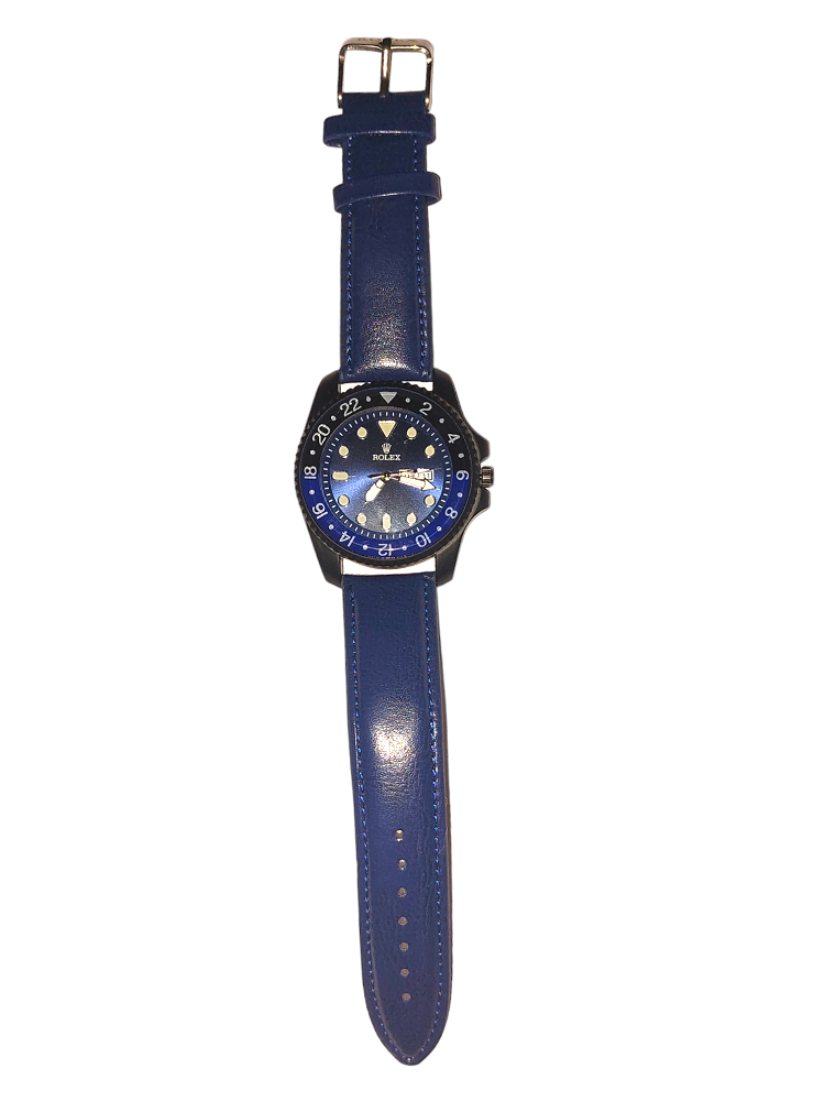Andhak Rlx blue Strap Day & Date Display Analog Watch - For Men AB205